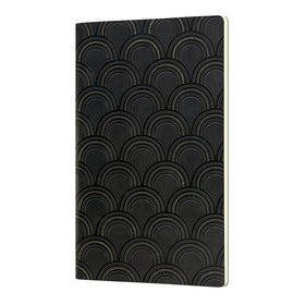 Castelli Quaderno Notebook A5 Art Deco Gold