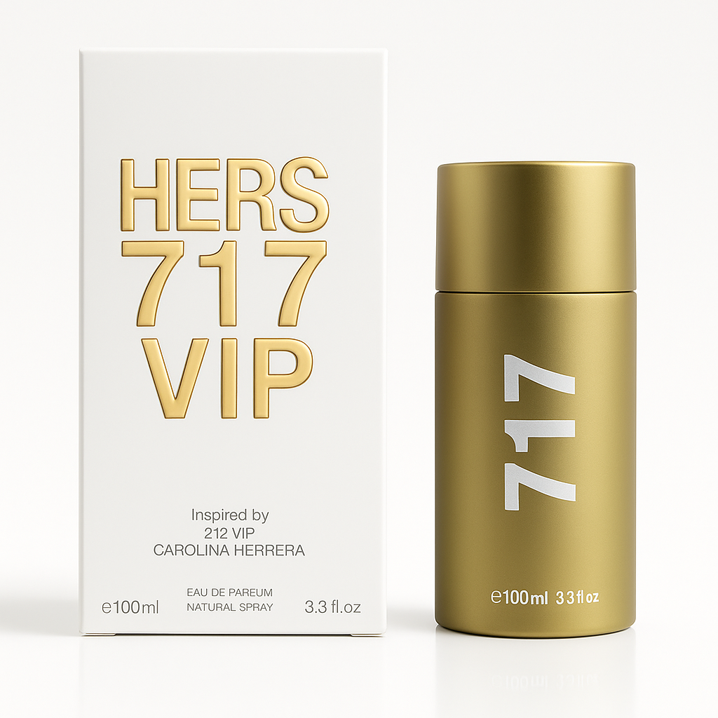Dupe for 212 VIP by Carolina Herrara - HERS 717 VIP 100ml EDT Spary - Premium Quality Dupe Fragrance