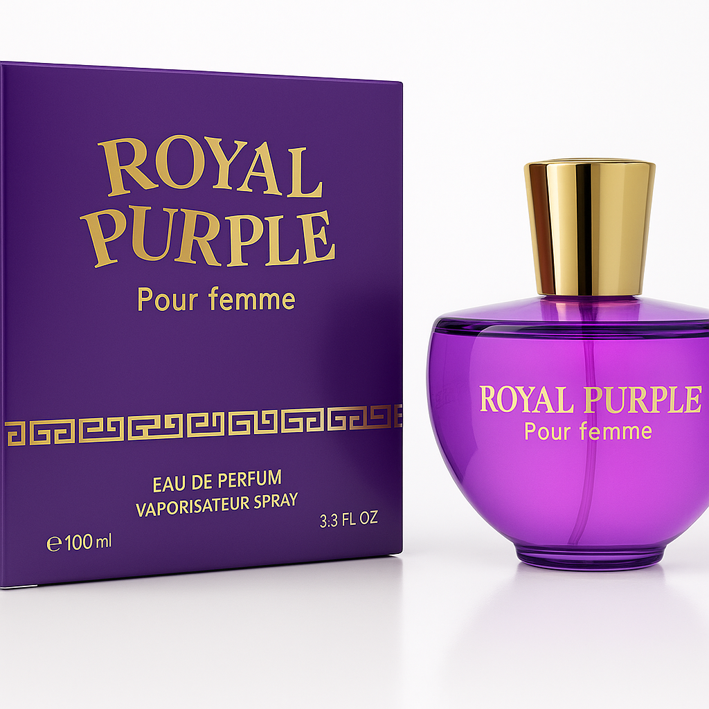 Dupe for Dylan Purple Pour Femme by Versace  - ROYAL PURPLE 100ml EDT Spray - Premium Quality Dupe Fragrance