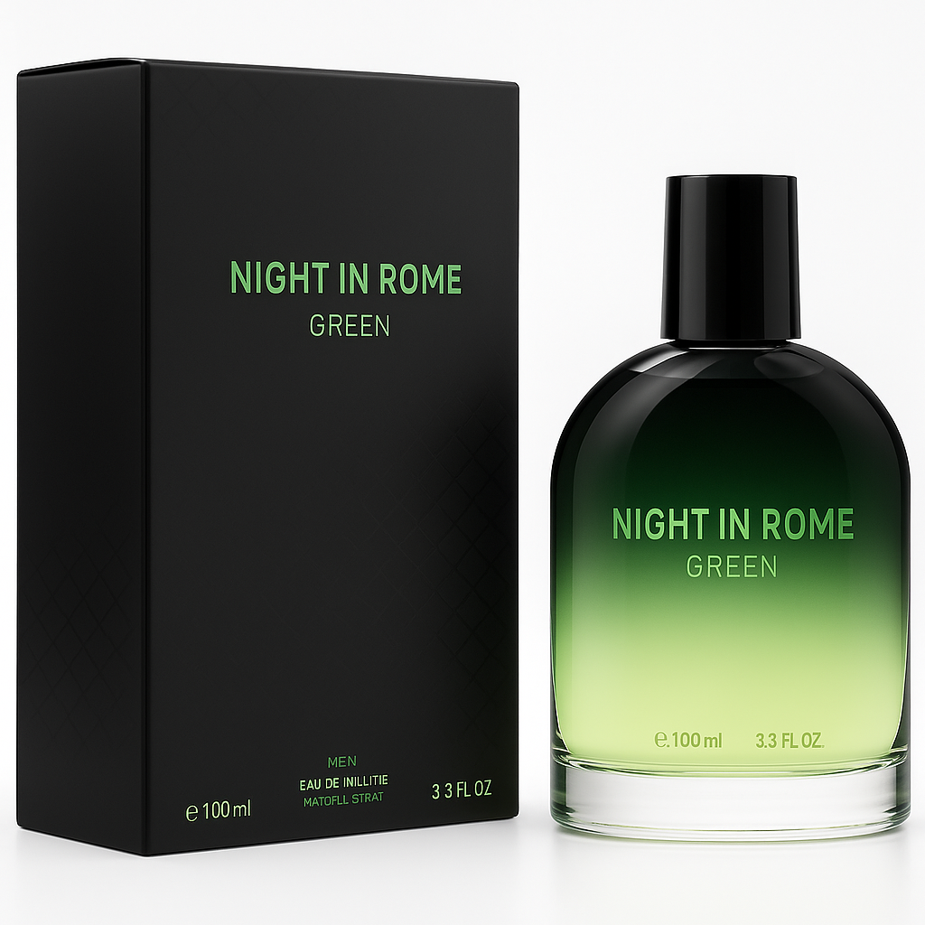 Dupe for Uomo Born in Roma Green by Valentino  - Night in Rome Green 100ml EDT Spray - Premium Quality Dupe Fragrance