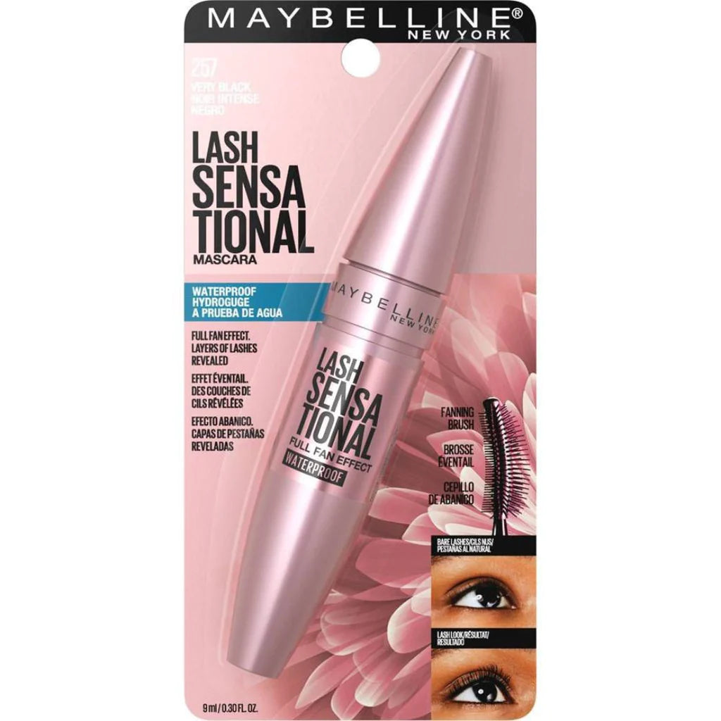 Maybelline Lash Sensational Waterproof Mascara | 257 Very Black