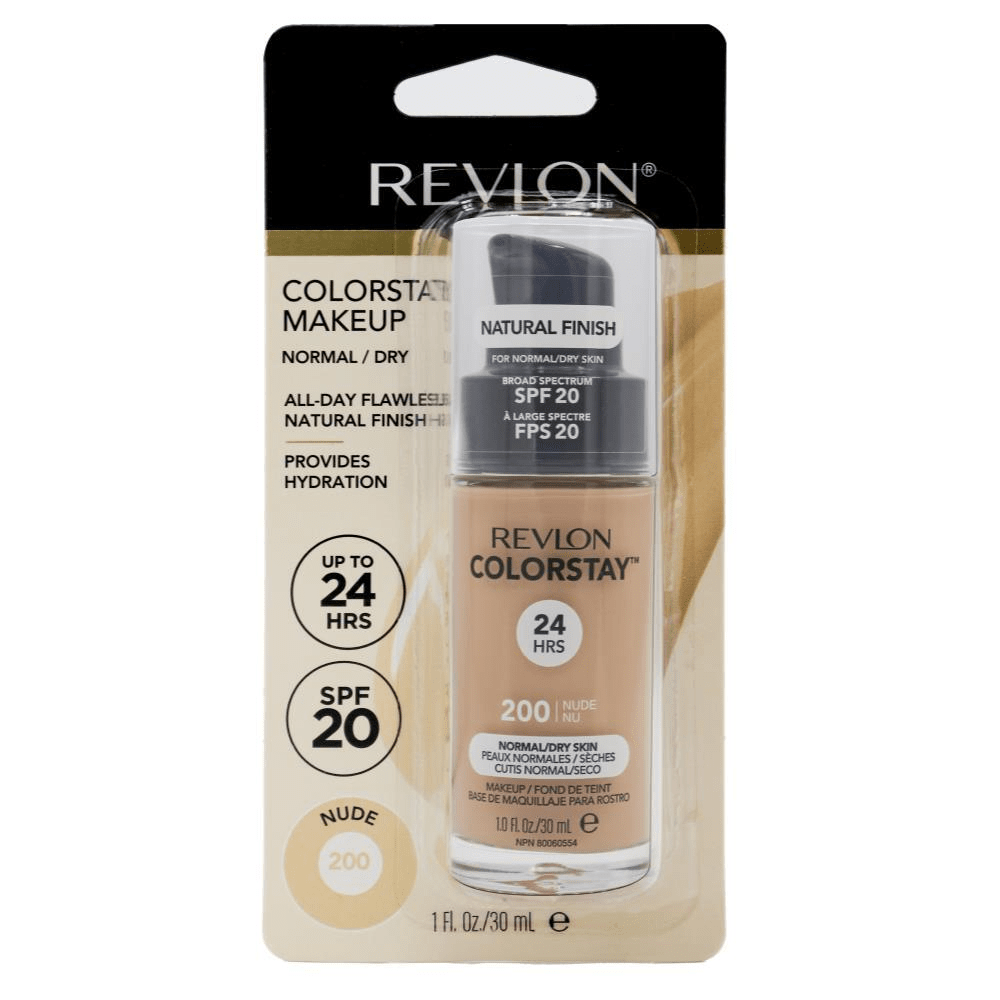 Revlon Colorstay Normal/Dry Skin Makeup Foundation Natural Finish - 200 Nude
