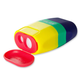 Milan Mix Range Compact Eraser & Sharpener - Assorted Colours