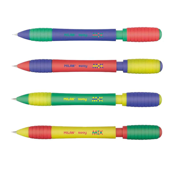 Milan Mix Range Mechanical HB Pencils - Assorted Colours