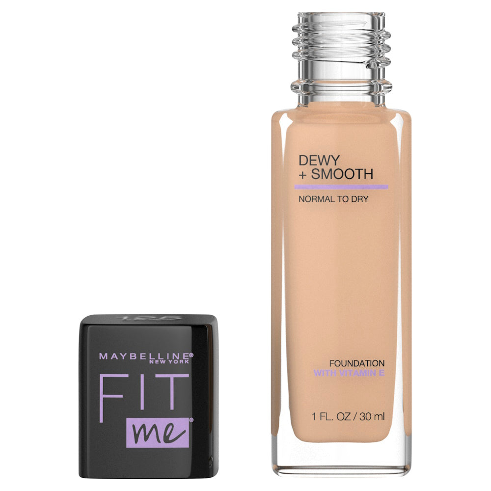 Maybelline Fit Me Dewy + Smooth Luminous Liquid Foundation 30mL - 125 Nude Beige