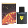 FASTER BLACK Cologne for Men (90ml) | Premium Alternative to Ferrari Scuderia Black