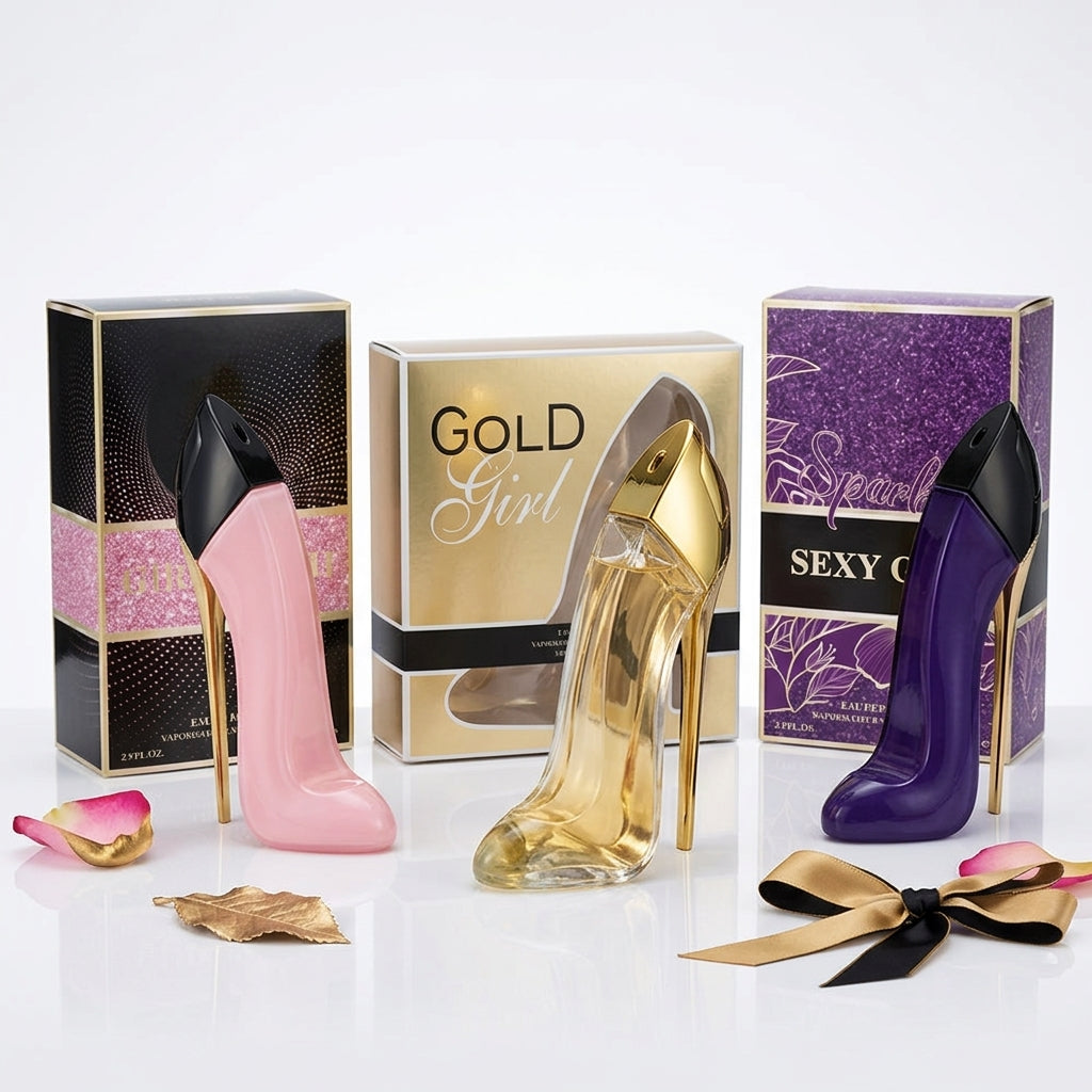3-Piece Sexy Girl & Gold Girl Perfume Bundle | Premium Women's Fragrance Value Set