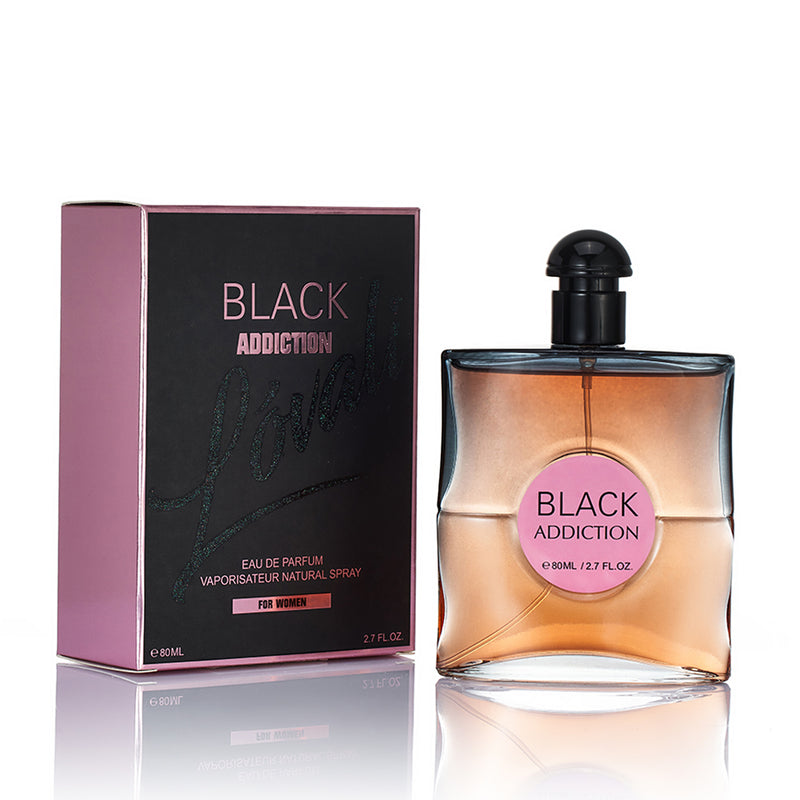 BLACK ADDICTION Perfume for Women (80ml) | Premium Alternative to Yves Saint Laurent Black Opium