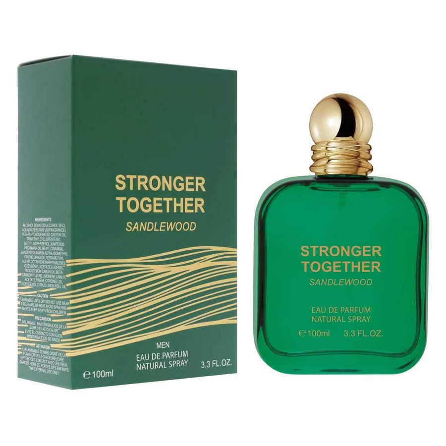 Stronger Together Sandalwood Cologne for Men (100ml) | Premium Alternative to Giorgio Armani Stronger With You Sandalwood