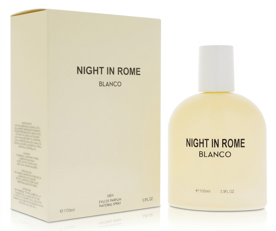 Night In Rome Blanco Cologne for Men (100ml) | Premium Alternative to Valentino Uomo Born in Roma Ivory