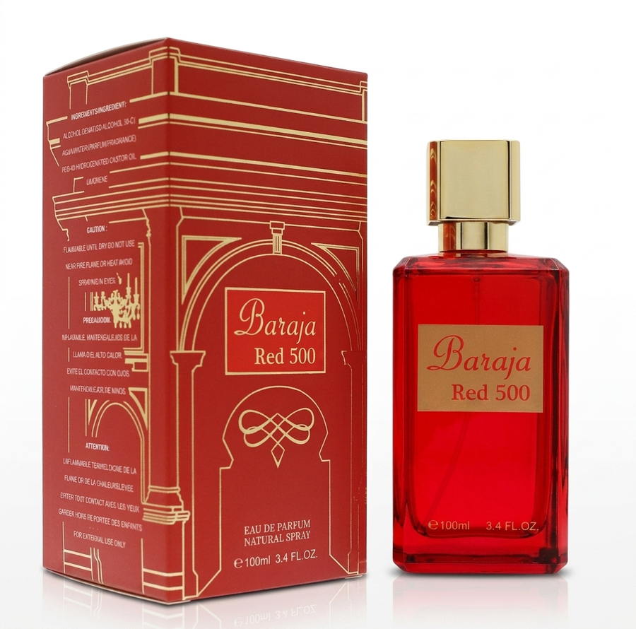 Baraja Red 500 Perfume for Women (100ml) | Premium Alternative to Maison Francis Kurkdjian Baccarat Rouge 540