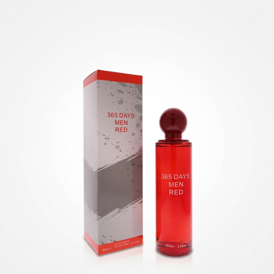 365 Days Men Red Cologne for Men (100ml) | Premium Alternative to Perry Ellis 360 Red