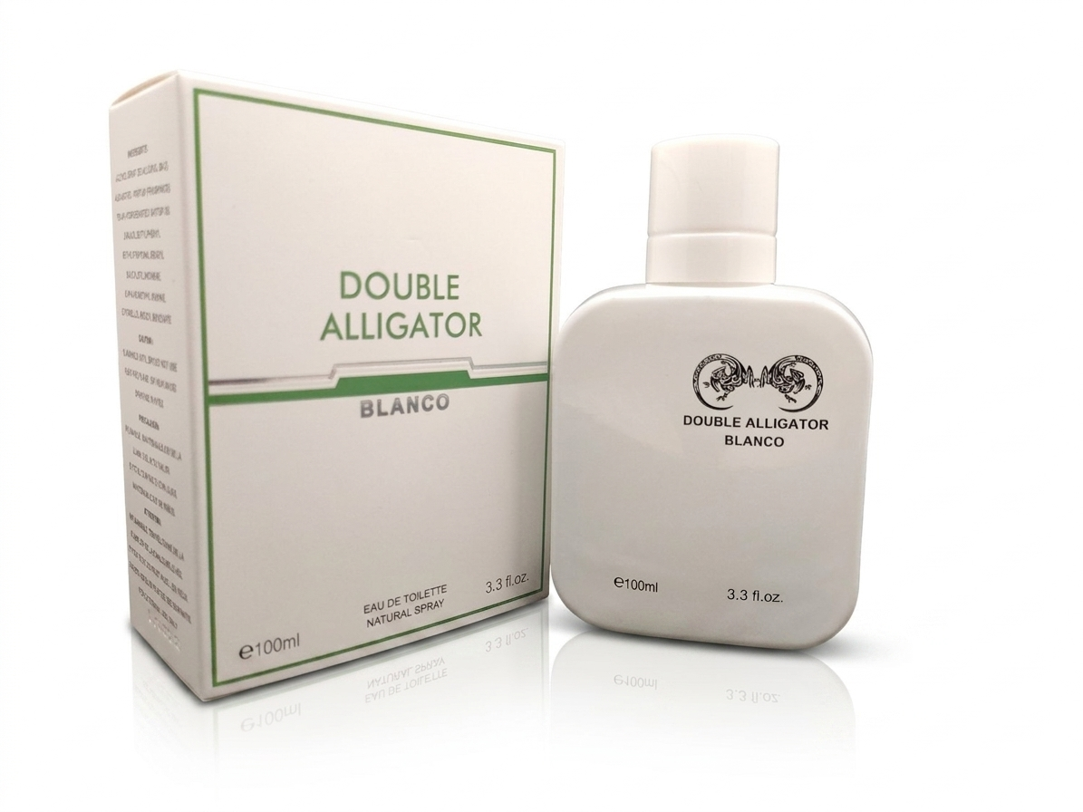 Double Alligator Blanco Cologne for Men (100ml) | Premium Alternative to Lacoste L.12.12 Blanc