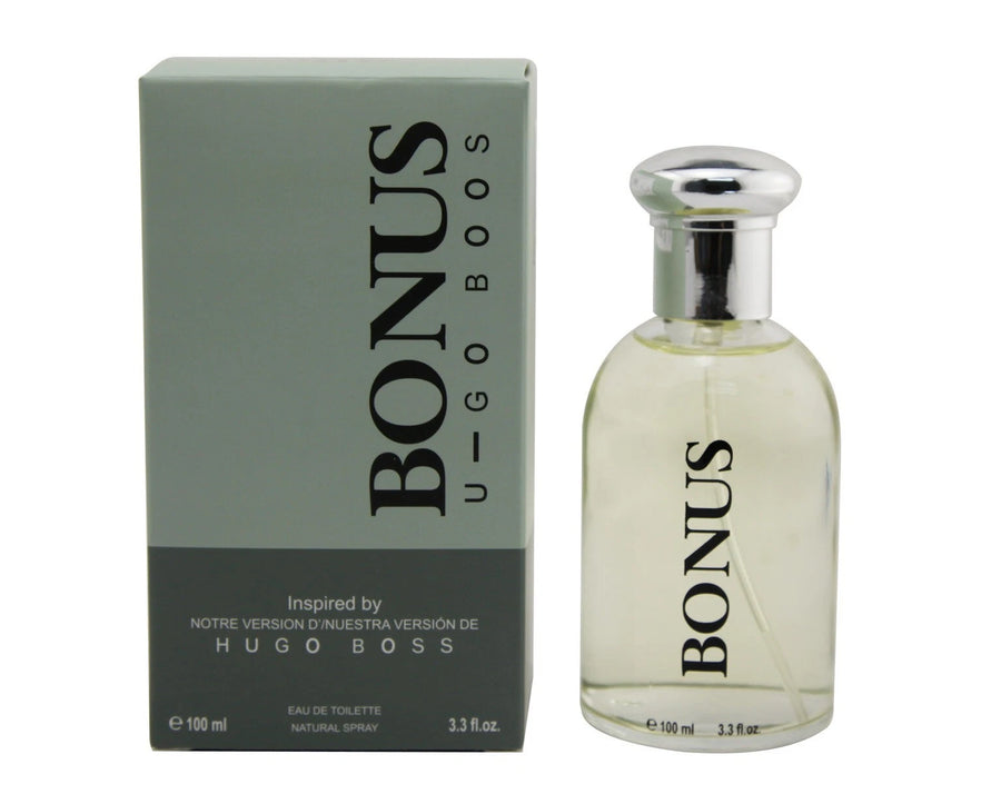 Bonus U-Go Boos Cologne for Men (100ml) | Premium Alternative to Hugo Boss Bottled