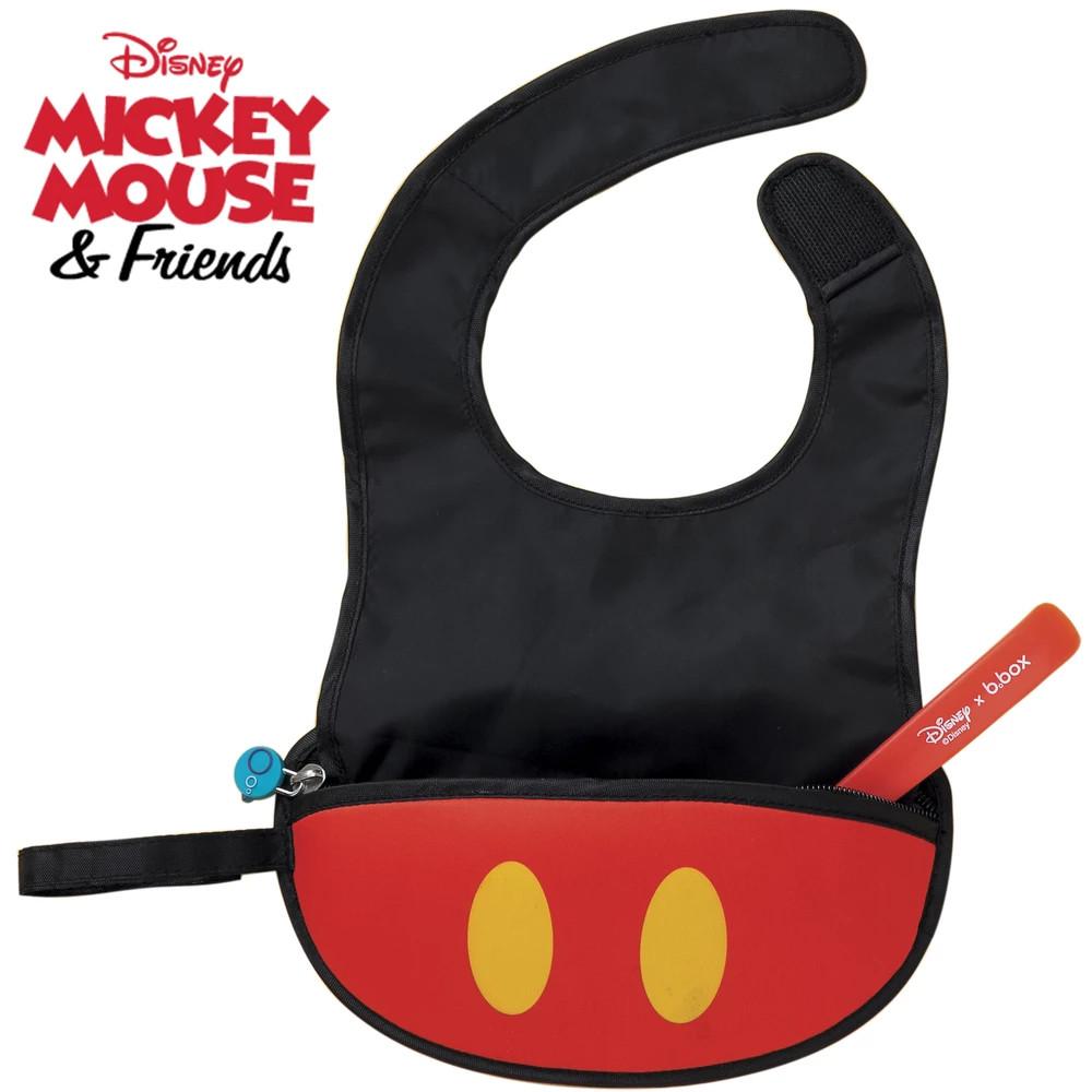 b.box Disney Travel Bib + Flexible Spoon Disney Mickey Mouse