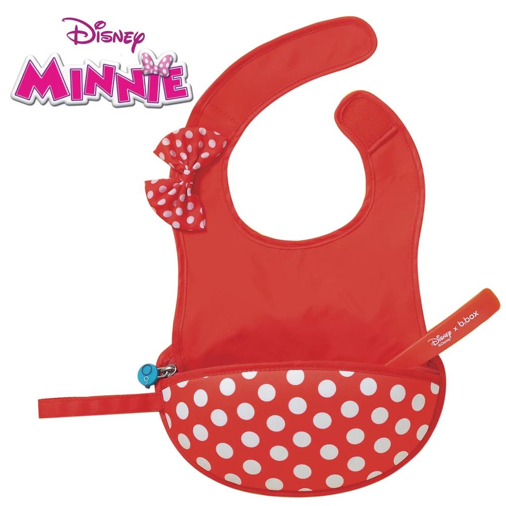 b.box Disney Travel Bib + Flexible Spoon Disney Minnie Mouse
