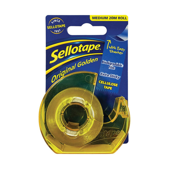 Sellotape 3263 Cellulose Tape On Dispenser 18mmx20m 1 UNIT