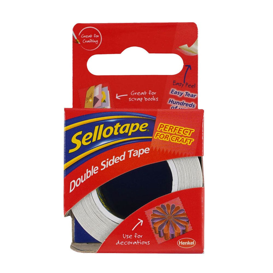 Sellotape Double Sided 15mmx5m Boxed