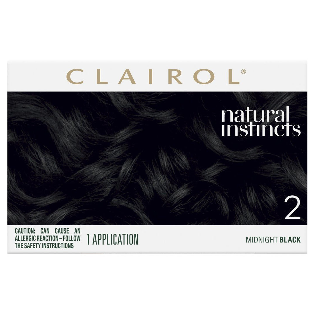 Clairol Natural Instincts SEMI-PERMANENT Hair Colour - 2 Black