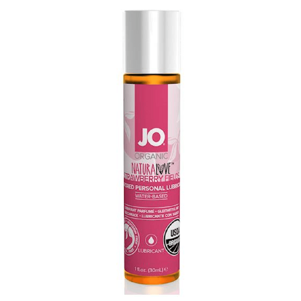 System JO Water-Based Personal Lubricant Organic Strawberry Fields 30mL