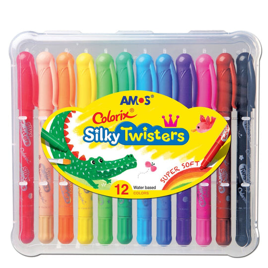 Amos Colorix Silky Twisters Classic Colours Pack 12