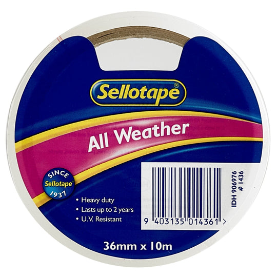 Sellotape 1436 All-Weather 36mmx10m