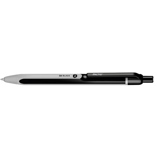 Factis F6 Medium Ballpoint Pen 1.0mm Black
