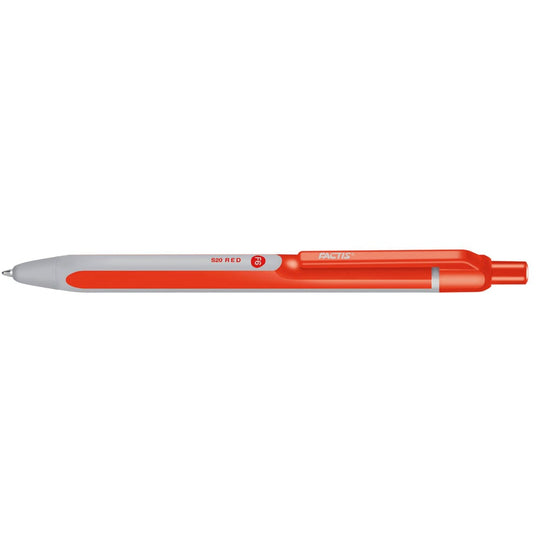 Factis F6 Medium Ballpoint Pen 1.0mm Red