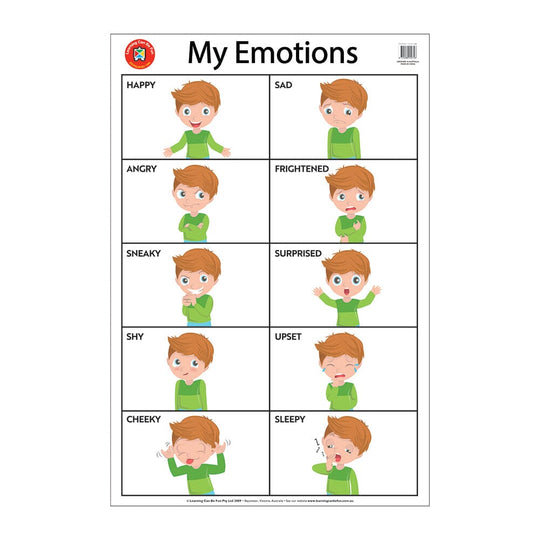 LCBF Wall Chart My Emotions Poster