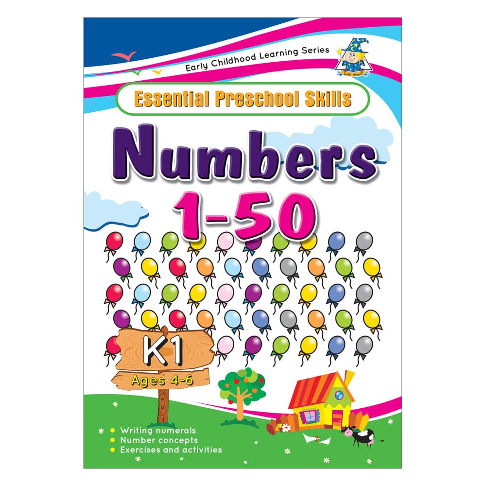 Greenhill Activity Book 4-6 Yr Numbers 1 to 50