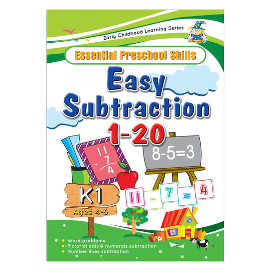 Greenhill Activity Book 4-6 Yr Easy Subtraction