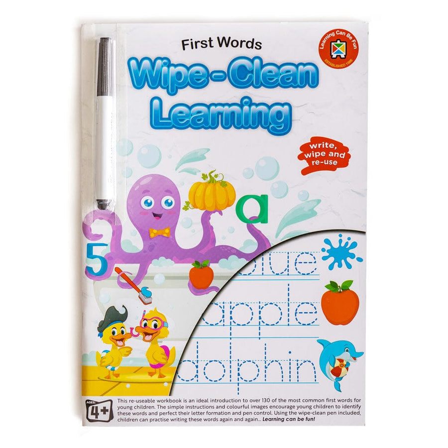 LCBF Wipe Clean Learning Book First Words w/Marker
