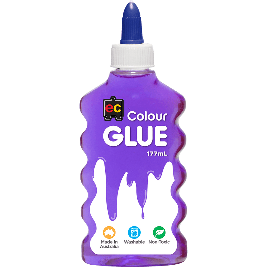 EC Coloured Glue 177ml Purple