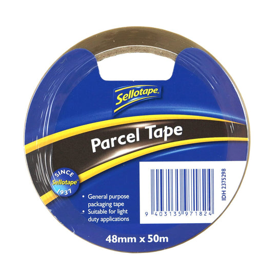 Sellotape Economy Parcel Tape 48mm x 50m Brown