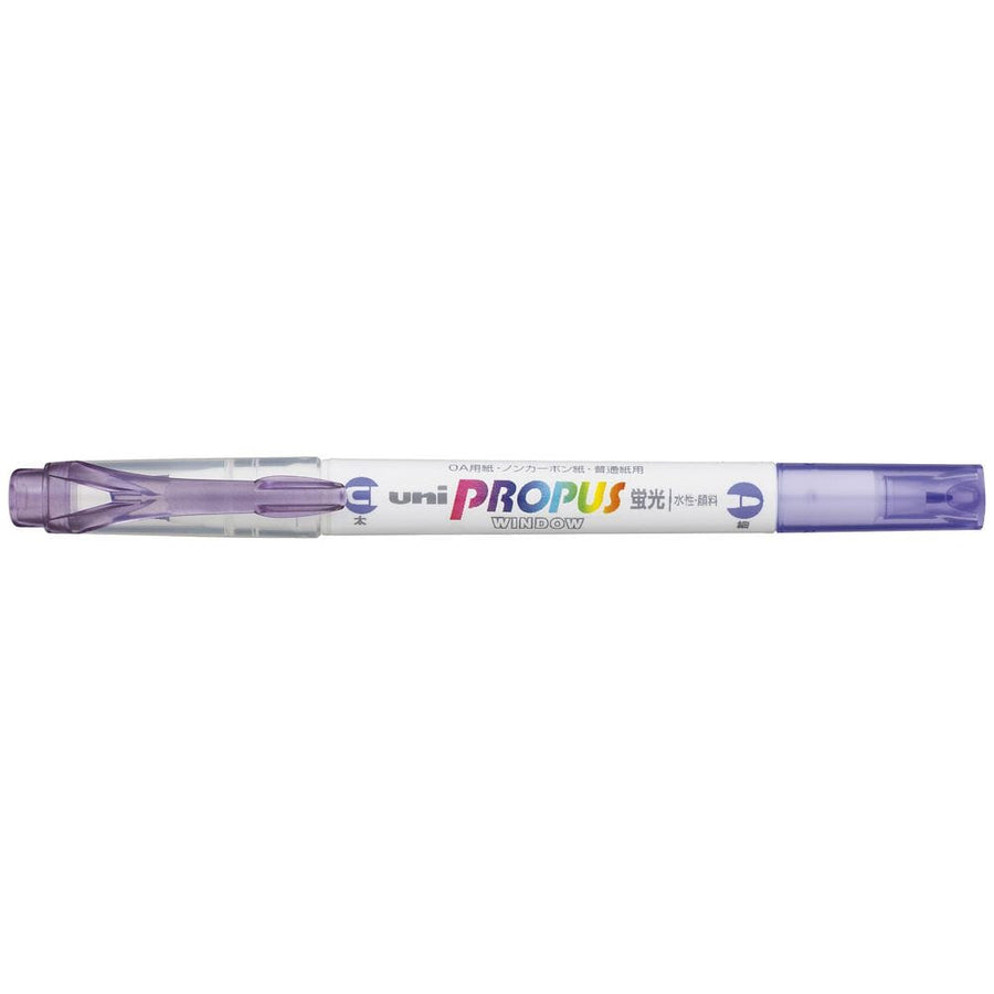Uni Propus Window Double-Ended Highlighter 4.0mm/0.6mm Lavender PUS-102