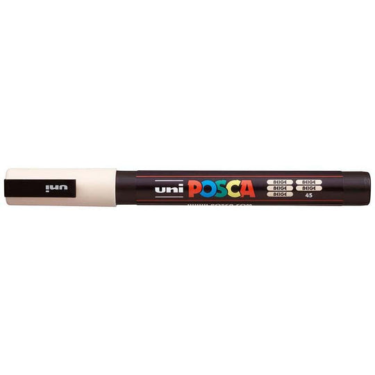 Uni Posca Marker 0.9-1.3mm Fine Beige PC-3M