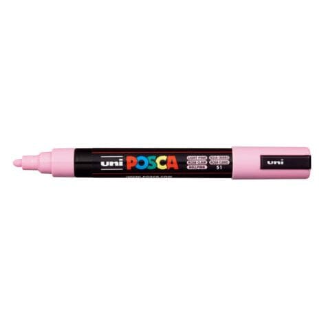 Uni Posca Marker 1.8-2.5mm Med Bullet Light Pink PC-5M