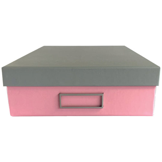 Ledah Pastels Storage Box A4 Pink