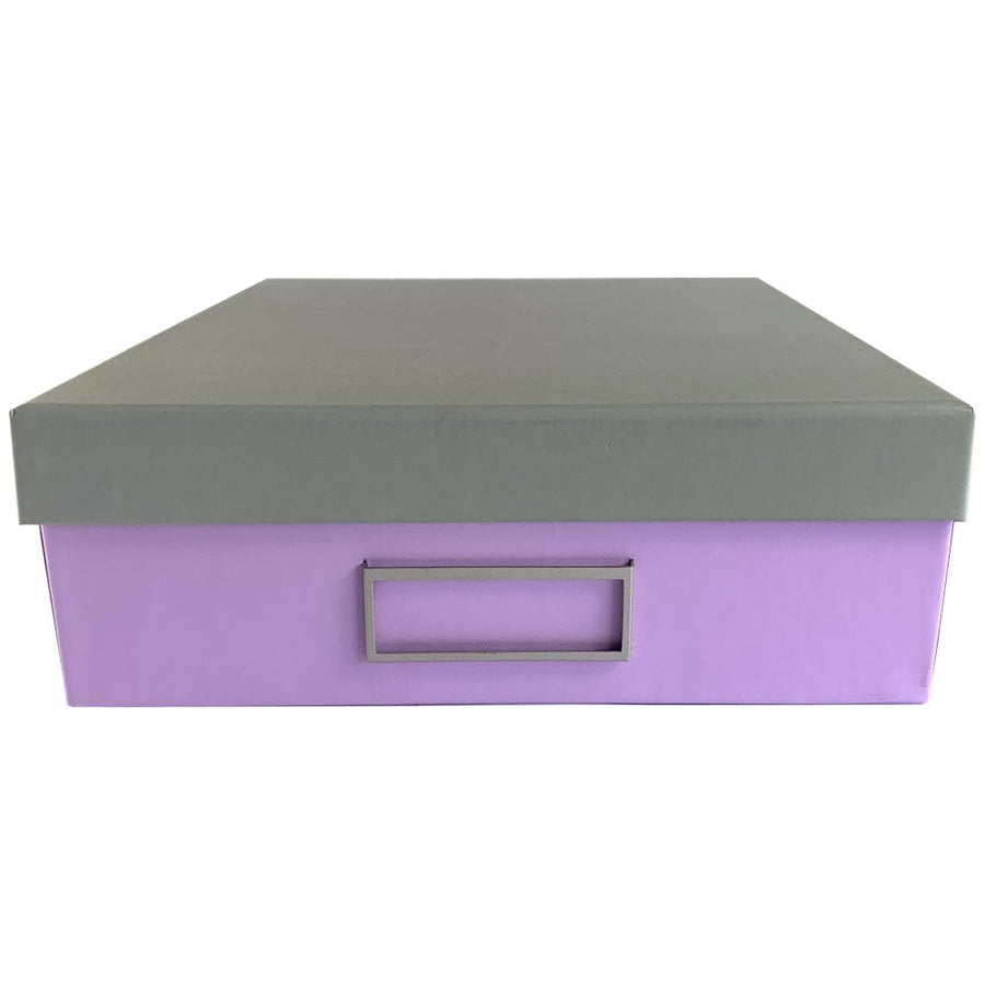 Ledah Pastels Storage Box A4 Purple