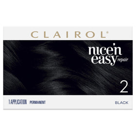 Clairol Nice'n Easy Repair PERMANENT Hair Colour - 2 Black