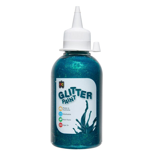 EC Glitter Paint Turquoise 250ml