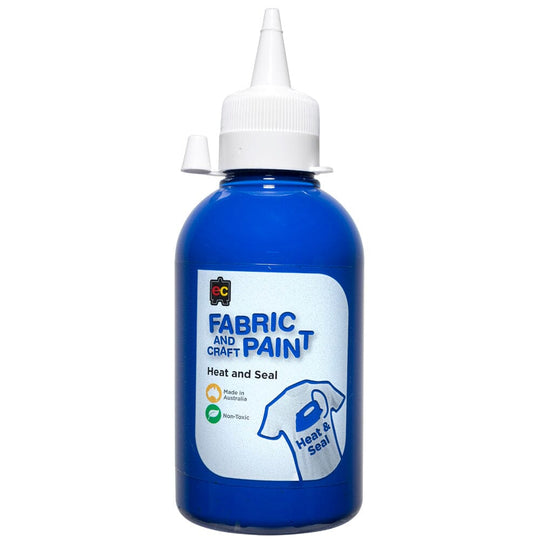 EC Paint Fabric and Craft Dark Blue 250ml