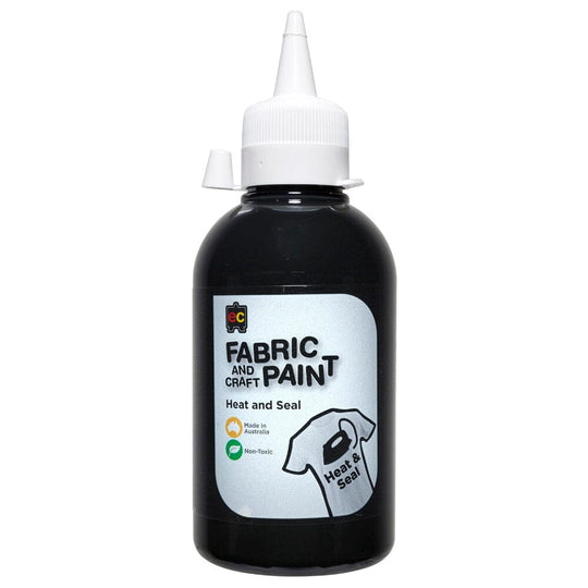 EC Paint Fabric and Craft Black 250ml