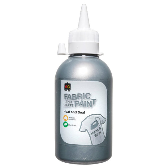 EC Paint Fabric and Craft Silver 250ml