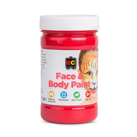 EC Paint Face and Body Red 175ml