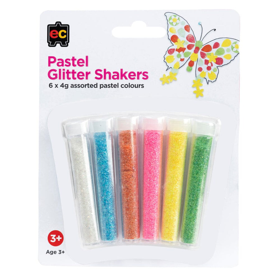 EC Glitter Shakers Pastel Pack 6 x 4g