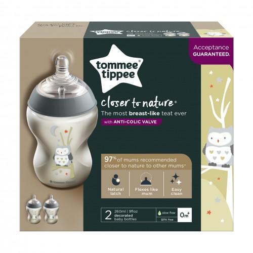 tommee tippee Closer to Nature Baby Bottle 2pk