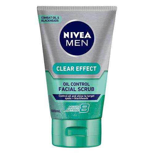 NIVEA MEN Clear Effect Acne Defense Face Scrub 100mL