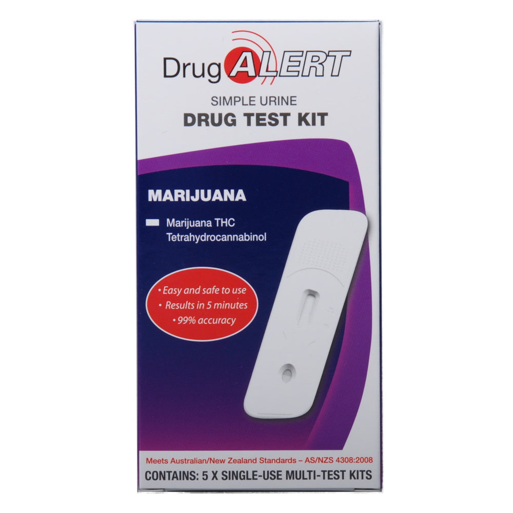 Drug Alert Simple Urine Drug Test Kit - Marijuana (5's)