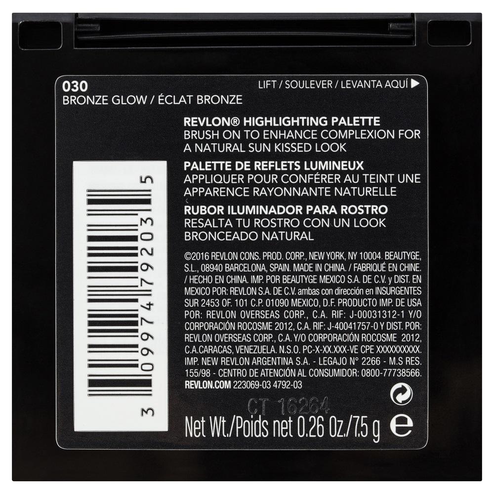 Revlon Highlighting Palette 030 Bronze Glow Brands